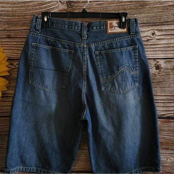 Drunkmunky jean shorts men's 36" Pre-owned - Picture 3 of 4